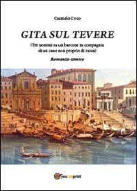 Gita sul Tevere (Tre uomini su un barcone in compagnia …