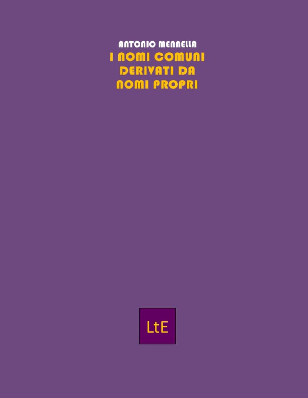 I nomi comuni derivati da nomi propri | Immagine principale