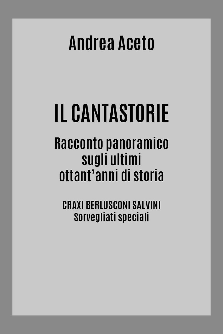 Il cantastorie