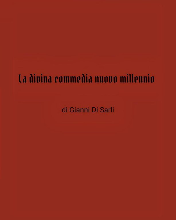 La divina commedia nuovo millennio