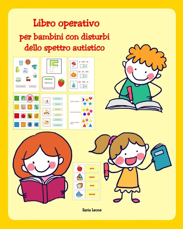 Libro operativo per bambini con disturbi dello spettro autistico