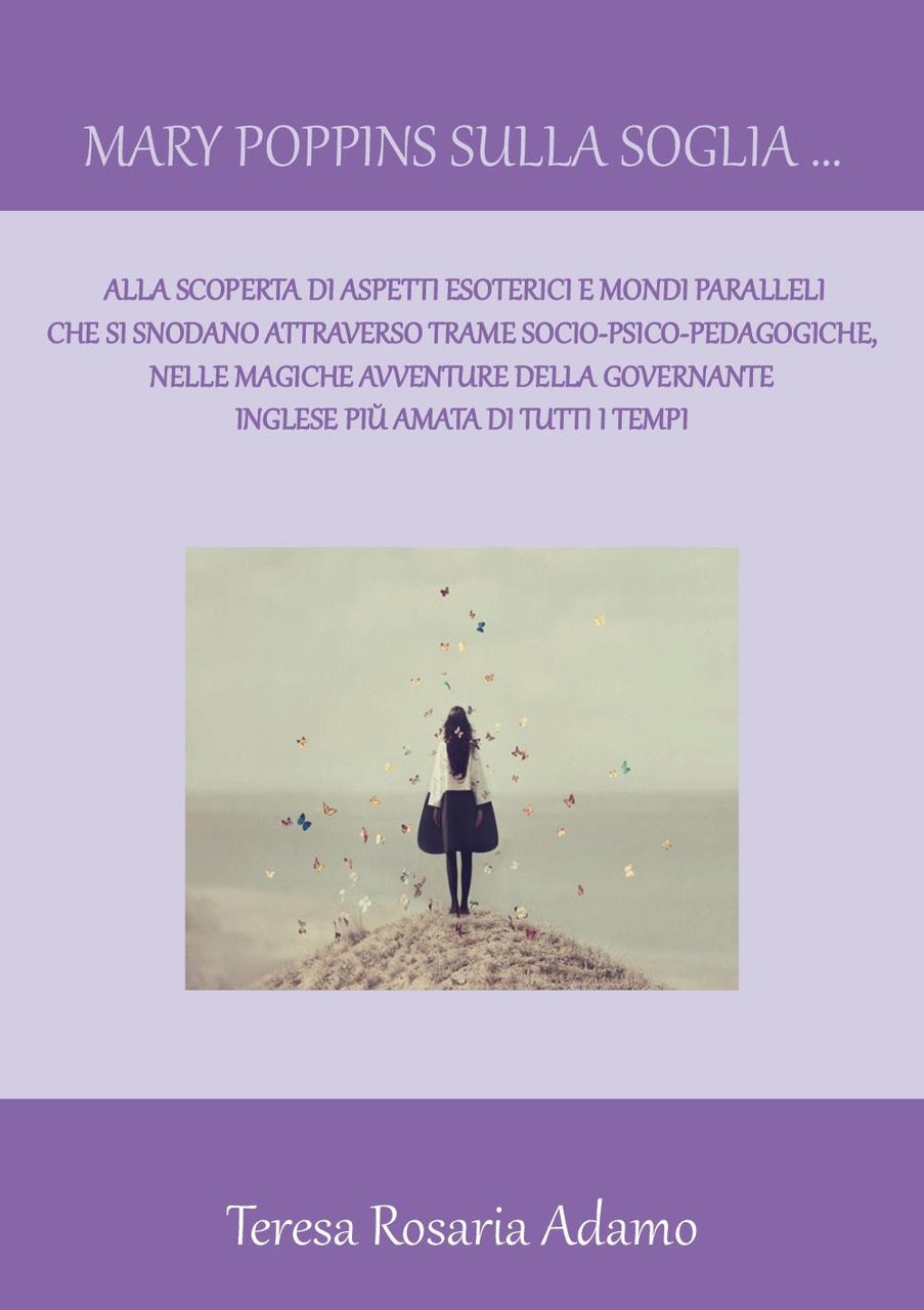 Mary Poppins sulla soglia.