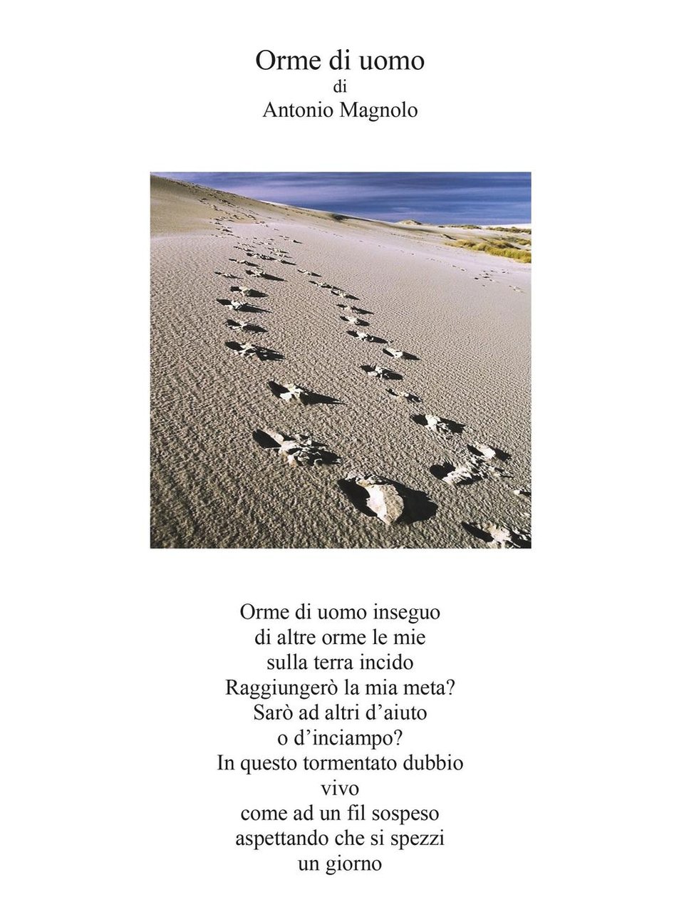 Orme di uomo
