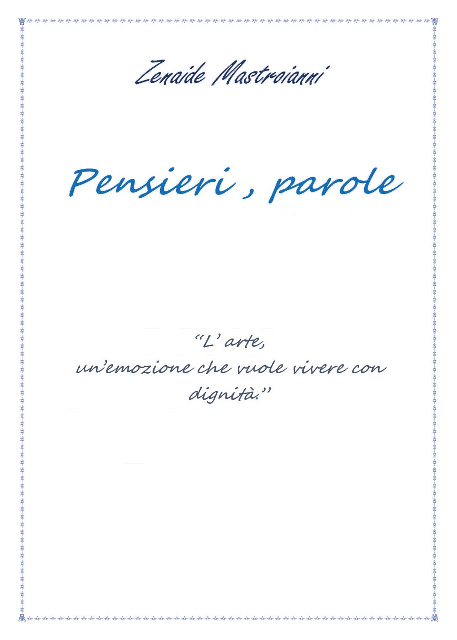 Pensieri, parole