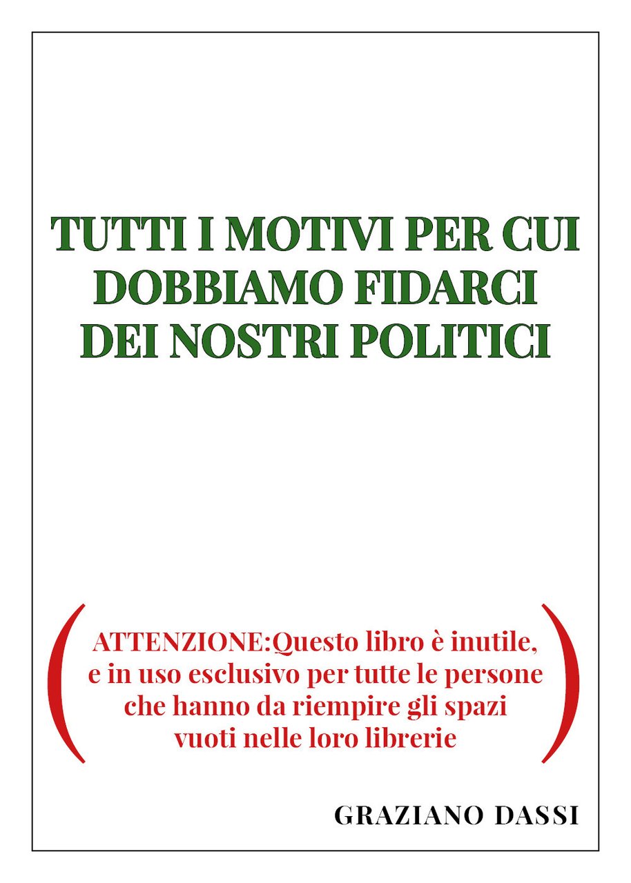 Tutti i motivi per cui dobbiamo fidarci dei nostri politici | Immagine principale