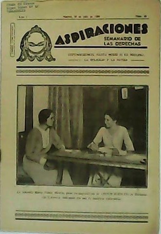 ASPIRACIONES. Semanario de las derechas. Año I. Nº 28.