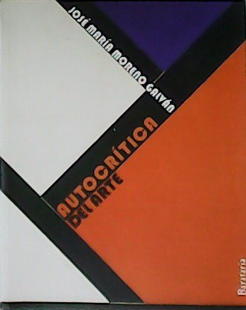 Autocrítica del arte.