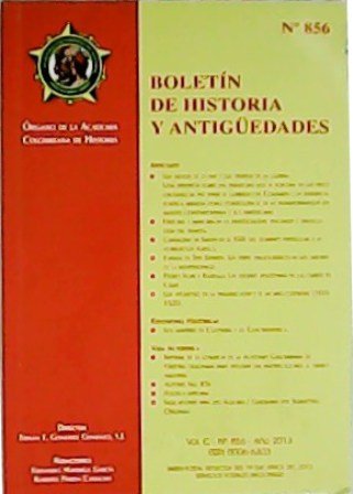 BOLETÍN DE HISTORIA Y ANTIGÜEDADES Nº 856. ENERO-JUNIO 2013. Artículos: …