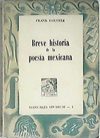 Breve historia de la poesía mexicana.