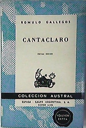 Cantaclaro. Novela.