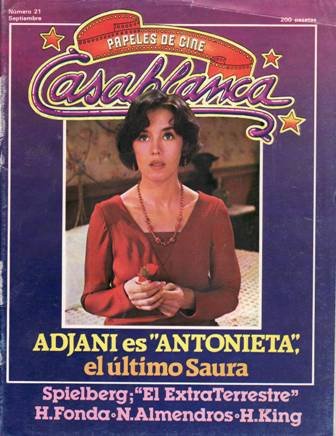 CASABLANCA. PAPELES DE CINE. Nº 21. Adjani es "Antonieta", el … | Immagine principale