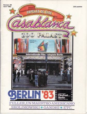 CASABLANCA. PAPELES DE CINE. Nº 28. Festival de Berlín. Entrevistas … | Immagine principale