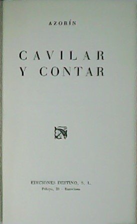 Cavilar y contar.