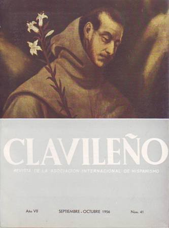 CLAVILEÑO. Revista de la Asociación Internacional de Hispanismo.- Año VII, …