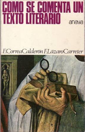 Cómo se comenta un texto literario.