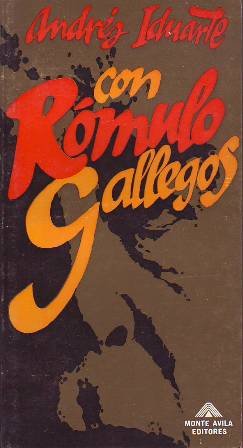 Con Rómulo Gallegos.