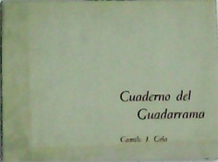 Cuaderno del Guadarrama. Ilustraciones de Eduardo Vicente.