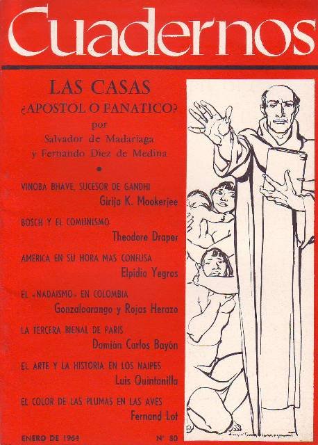 CUADERNOS, nº80.- Revista Mensual de América Latina. Director: Germán Arciniegas. …