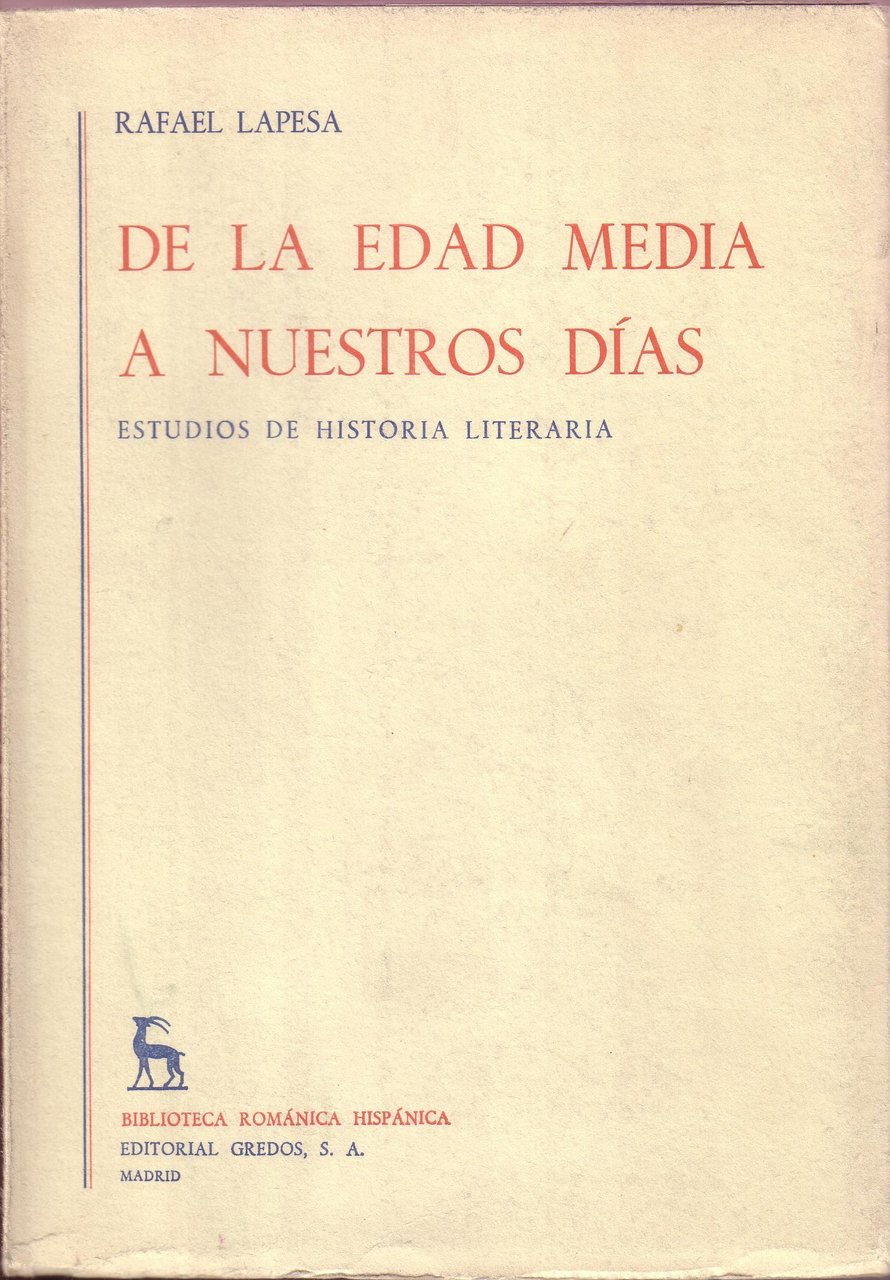 De la Edad Media a nuestros días. Estudios de historia …