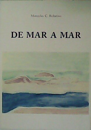 De mar a mar. Poesía.