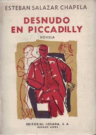 Desnudo en Picadilly. Novela. Cubierta de Baldessari.