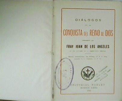 Diálogos de la conquista del Reino de Dios. Prólogo del …