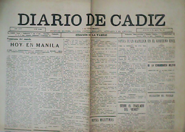Diario de Cádiz. Edición de la tarde. Año LXIX. Nº …