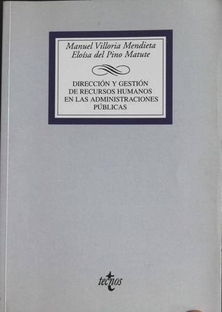 Dirección y gestión de recursos humanos en las Administraciones Públicas. … | Immagine principale