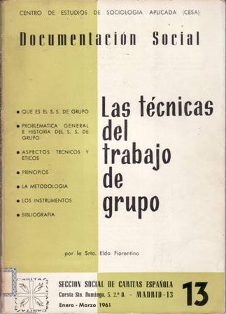 Documentación Social: Las técnicas del trabajo de grupo. | Immagine principale