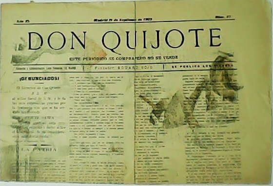 DON QUIJOTE. Año XI. Nº37.