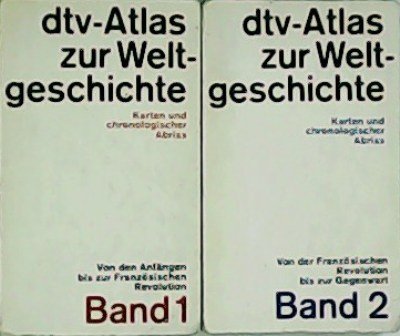 dtv-Atlas zur Weltgeschichte. Band 1-2. Karten und chronologischer Abriss. Ban … | Immagine principale