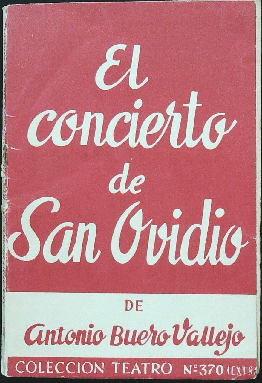 El concierto de San Ovidio. Prenmio Nacional de Teatro.