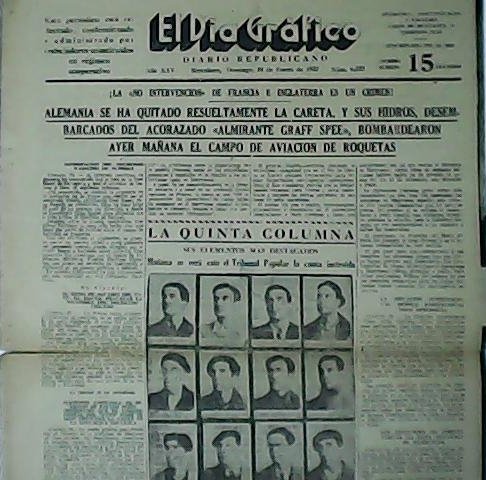 EL DÍA GRÁFICO. Diario Republicano. Año XXV. Nº6.333.