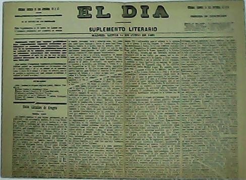 EL DÍA. Suplemento Literario. | Immagine principale