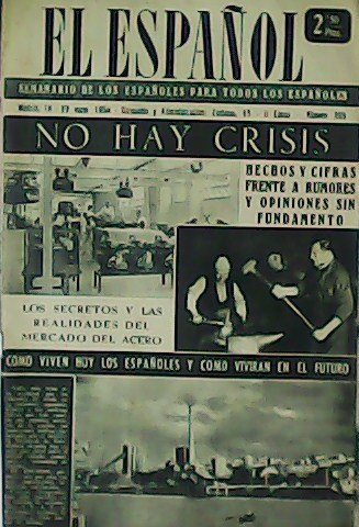 EL ESPAÑOL. Semanario de los españoles para todos los españoles. … | Immagine principale