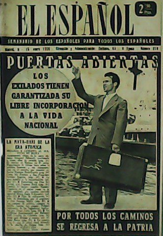 EL ESPAÑOL. Semanario de los españoles para todos los españoles. … | Immagine principale