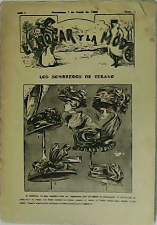 EL HOGAR Y LA MODA. Año I. Nº 1.