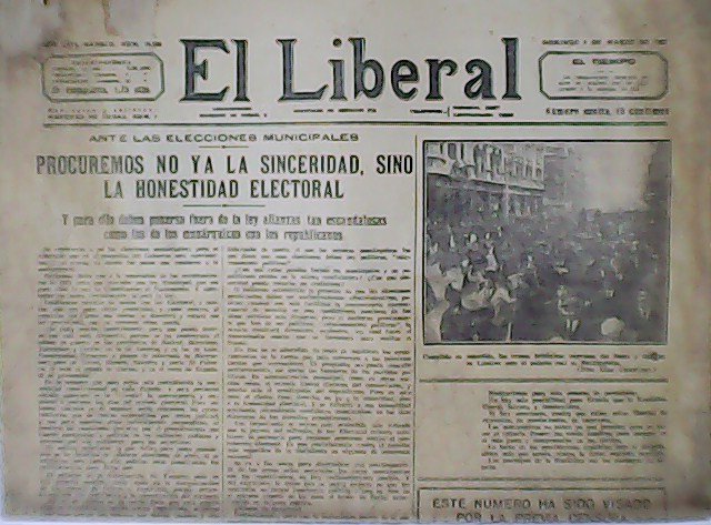 El Liberal. Año LVII. Nº 19.548. | Immagine principale