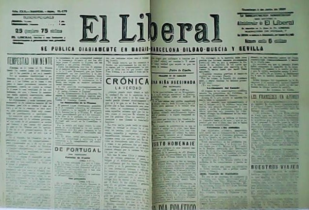 EL LIBERAL. Año XXX. Nº10.479. | Immagine principale