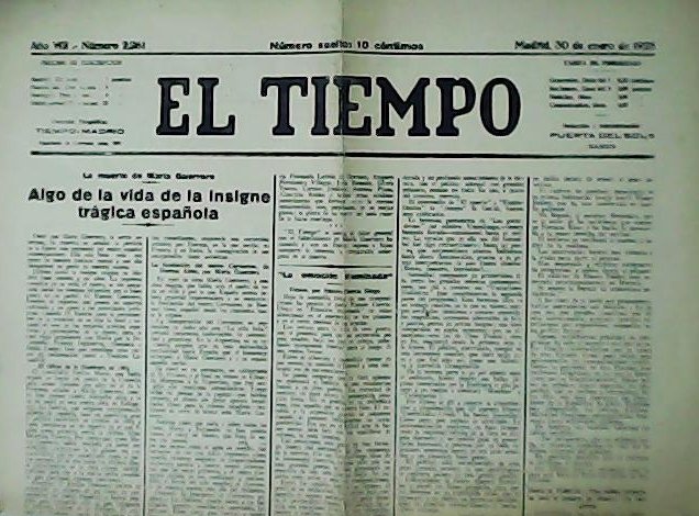 EL TIEMPO. Año VIII. Nº2.261. | Immagine principale