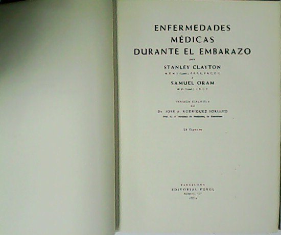 Enfermedades médicas durante el embarazo.