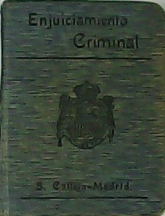 Enjuiciamiento Crminal. | Immagine principale