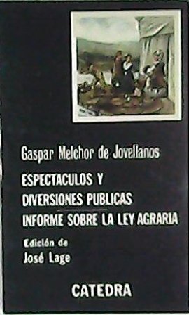 Espectáculos y diversiones públicas - Informe sobre la ley agraria. …