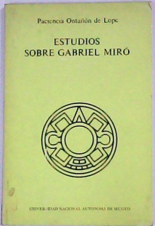 Estudios sobre Gabriel Miró. | Immagine principale