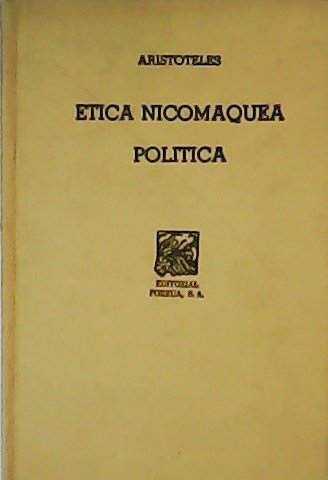 Ética nicomaquea política.