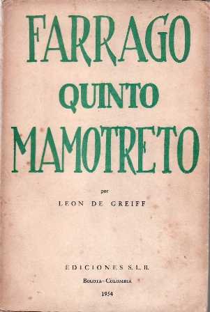 Farrago quinto mamotreto. Poesía.