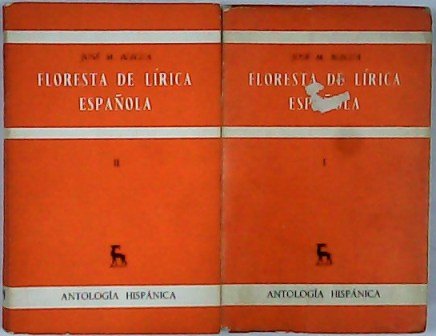 Floresta de lírica española. 2 tomos.