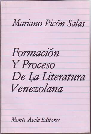 Formación y proceso de la literatura venezolana. | Immagine principale