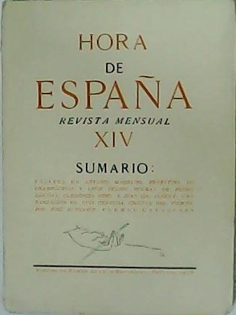 HORA DE ESPAÑA. Ensayos. Poesía. Crítica, al servicio de la …