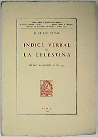 Indice verbal de "La Celestina".